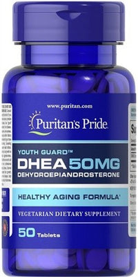 Thumbnail for Puritan's Pride DHEA 50 mg 50 tabs.