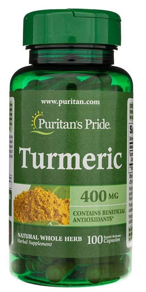 Turmeric 800 mg 100 Rapid Release Capsules - front 2