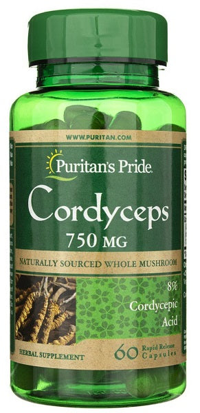 Puritan's Pride Cordyceps - 1500 mg 60 capsules.