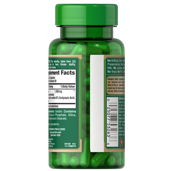 Cordyceps 750 mg 60 gélules