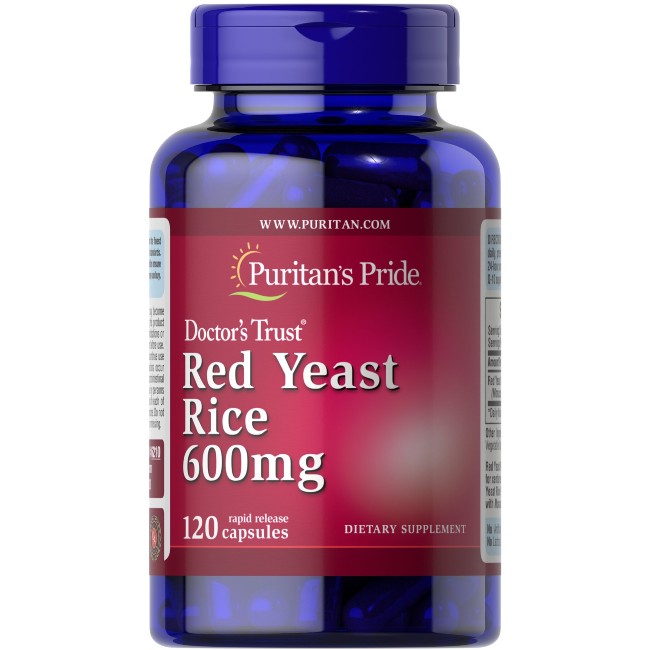Red Yeast Rice 600 mg 120 capsules
