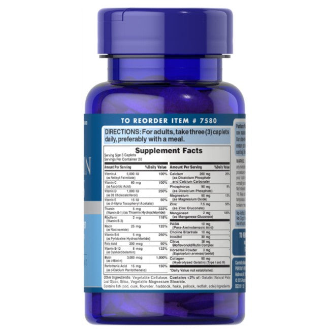 Hair, skin and nails 60 Coated Caplets