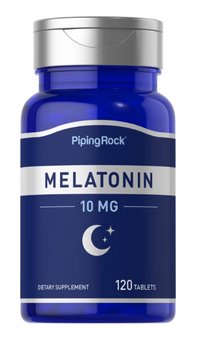 Thumbnail for PipingRock Melatonin 10 mg 120 tab.