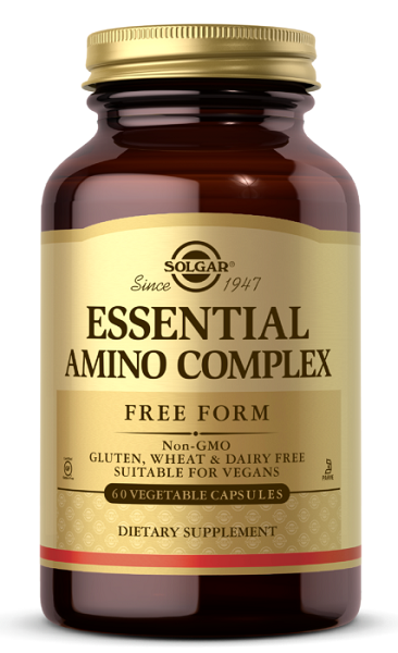 Solgar Essential Amino Complex - free form - 60 vegetable capsules.