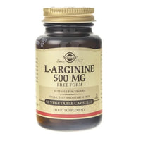 Thumbnail for L-Arginine 500 mg 50 Vegetable Capsules