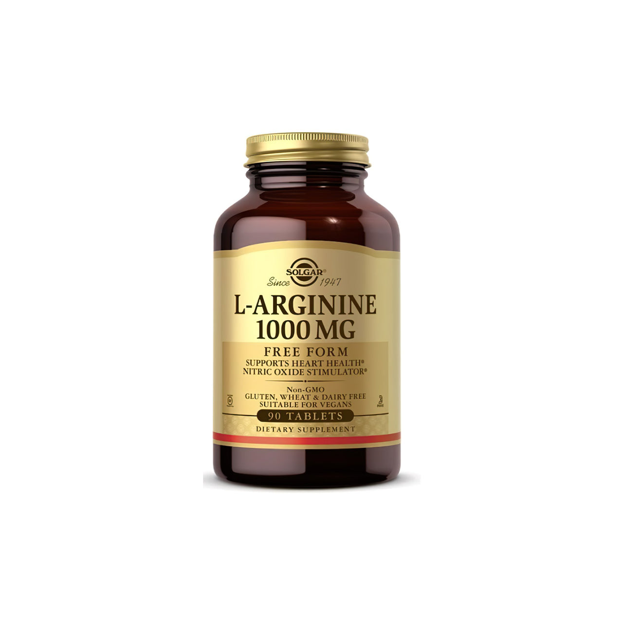L-Arginine 1000 mg 90 tablets - front