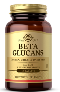 Thumbnail for A bottle of Solgar Beta Glucans, a dietary supplement.
