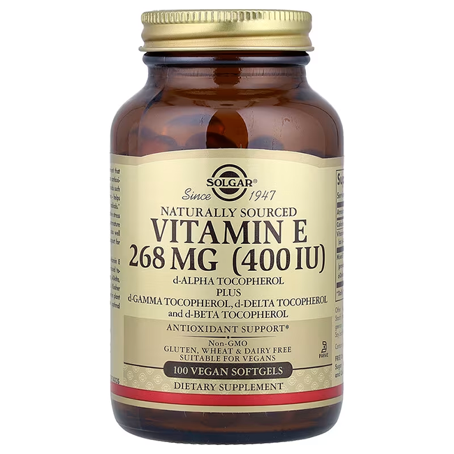 Vitamina E 268 mg (400 UI) 100 Cápsulas Vegan