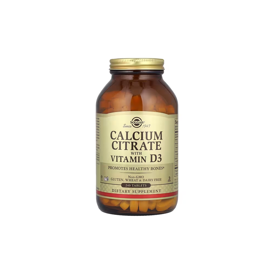 Citrato de Calcio con Vitamina D3 240 Tabletas