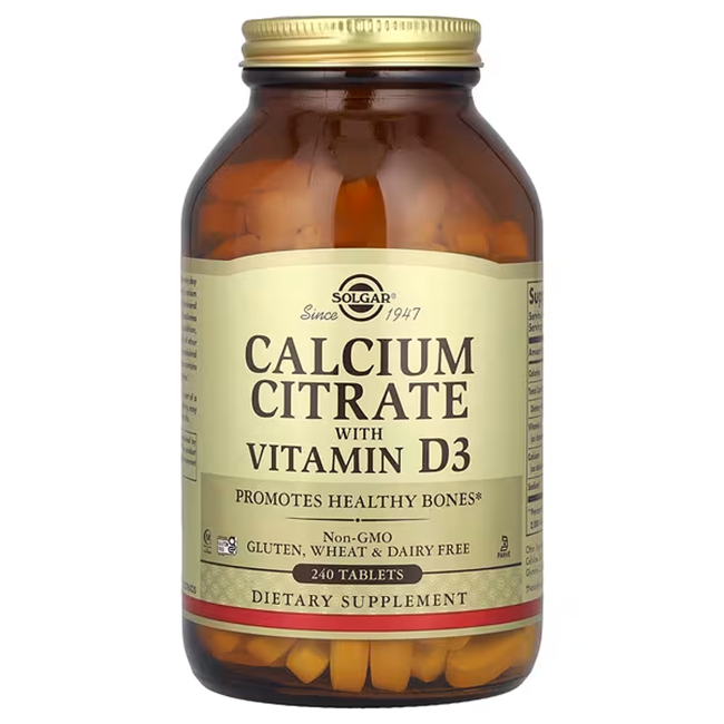 Citrato de Calcio con Vitamina D3 240 Tabletas