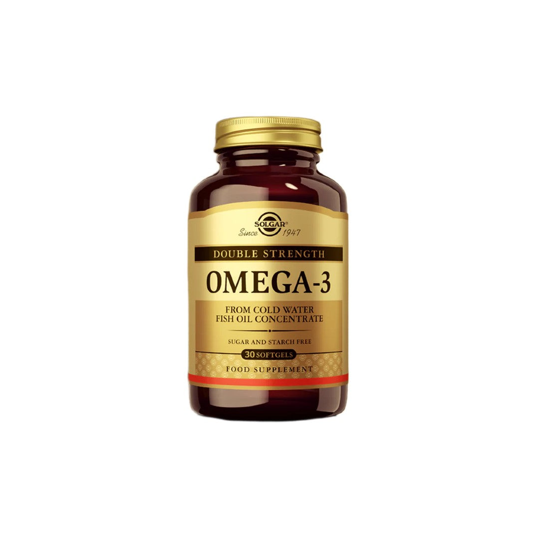 Double Strength Omega-3 Fish Oil From Cold Water Fish 30 Softgels