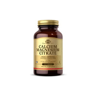 Thumbnail for A bottle of Solgar Calcium Magnesium Citrate, a dietary supplement.