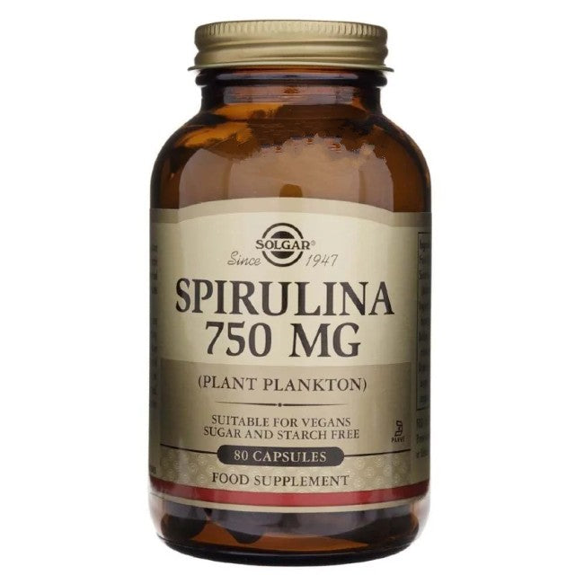 Spirulina 750 mg 80 Capsules