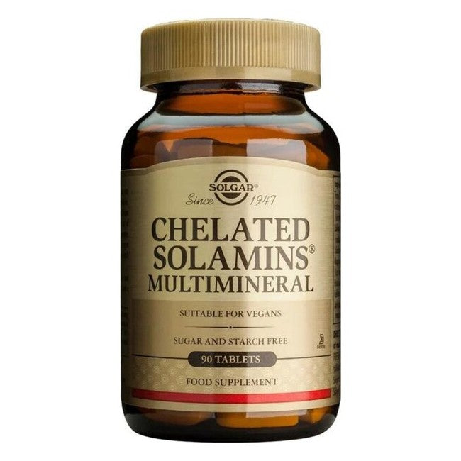 Chelated Solamins Multimineral 90 Tablets