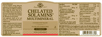 Thumbnail for Chelated Solamins Multimineral 90 Tablets
