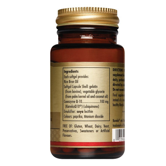 CoQ-10 (Coenzyme Q-10) 100 mg 30 Softgels