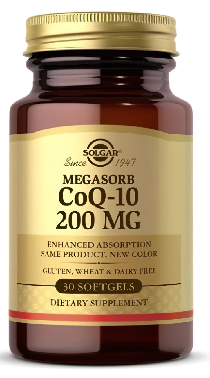 Solgar - Megasorb CoQ-10 200 mg 30 Softgels.