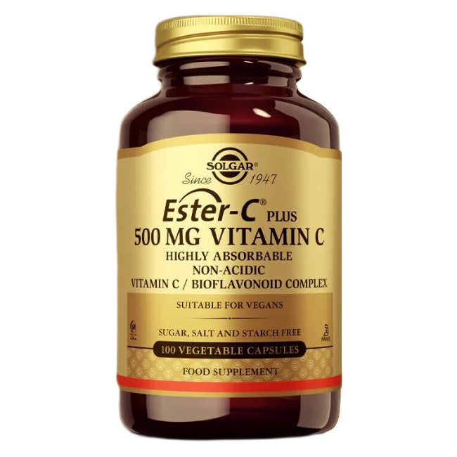 Ester-C plus 500 mg Vitamin C 100 Vegetable Capsules