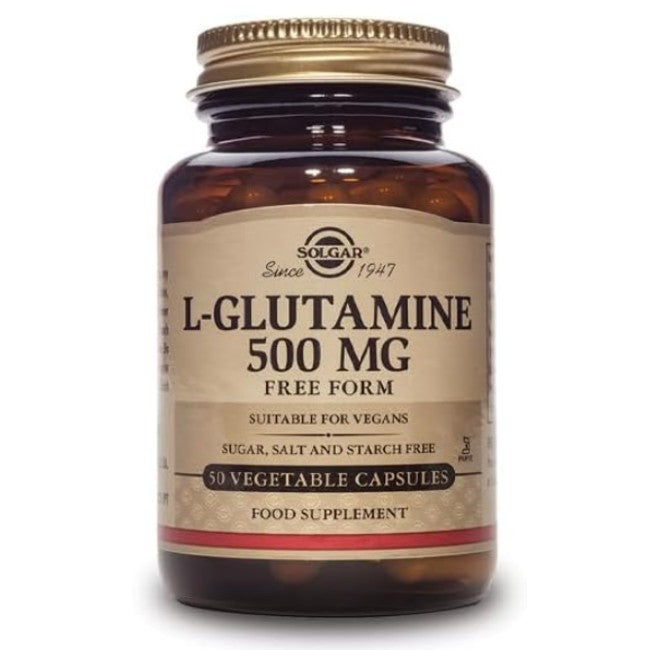 L-Glutamine 500 mg 50 Plantaardige Capsules