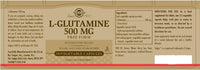 Thumbnail for L-Glutamine 500 mg 250 Plantaardige Capsules
