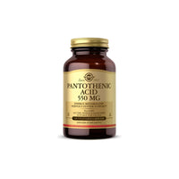 Thumbnail for Pantothenic Acid 550 mg 100 Vegetable Capsules - front