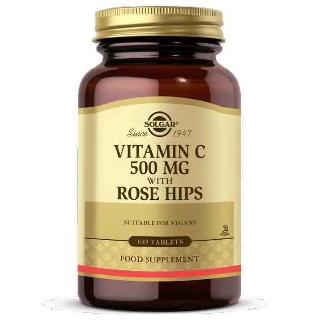 Vitamin C 500 mg with Rose Hips 100 Tablets