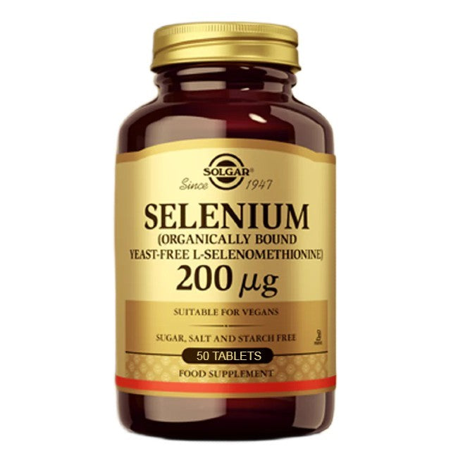 Selenio 200 mcg 50 tabletas