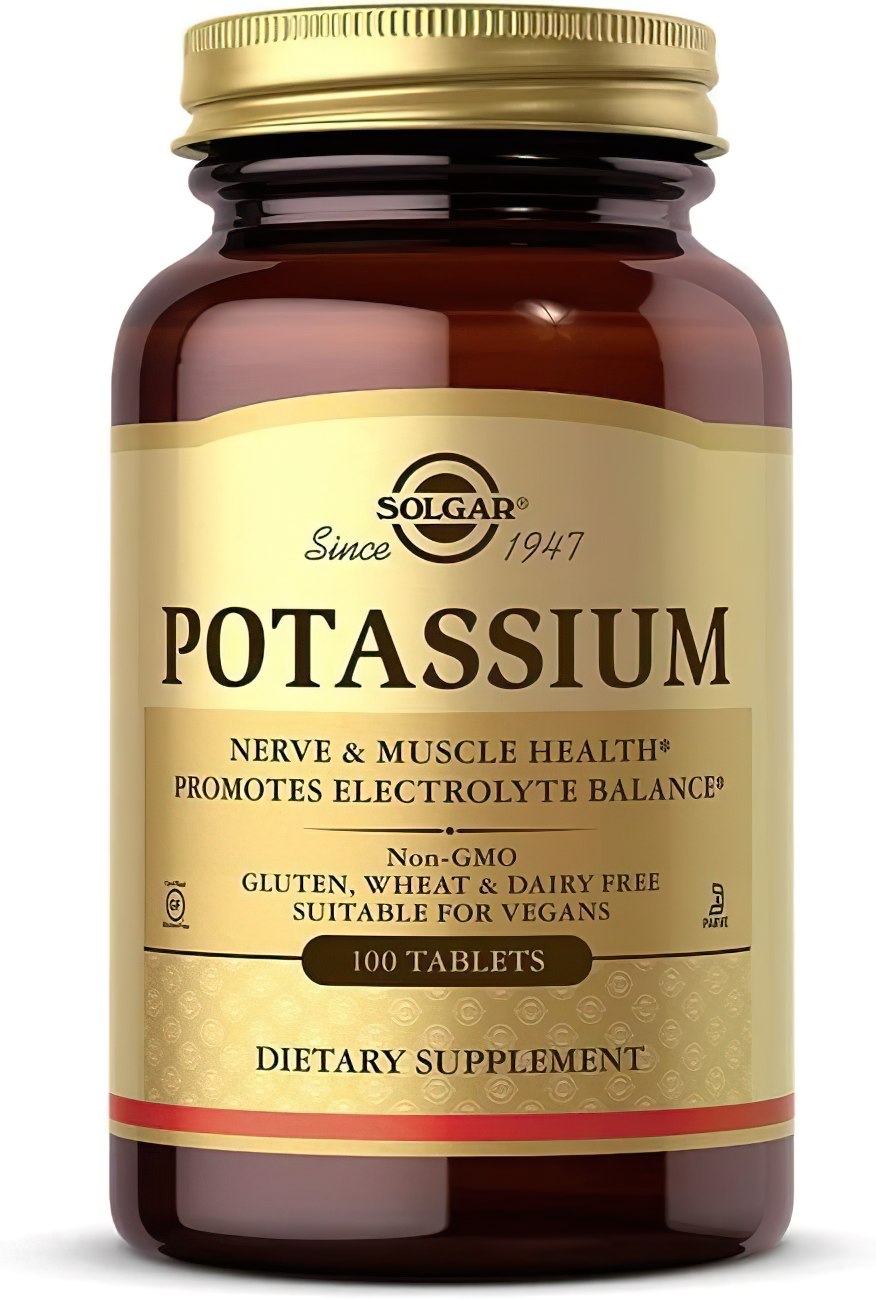 Potassium 99 mg 100 Tablets - front 2