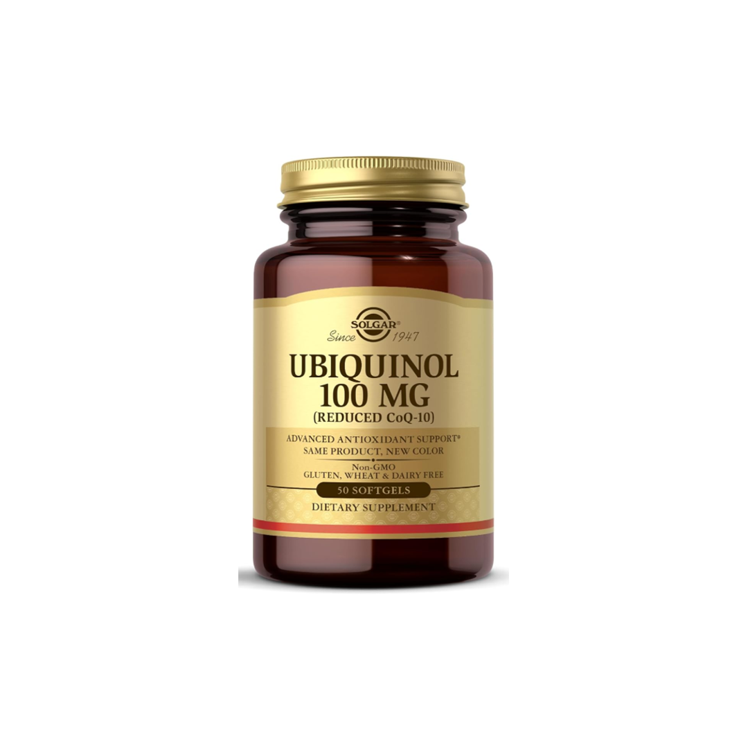 Ubiquinol 100 mg (CoQ-10 Reduzido) 50 Cápsulas Moles