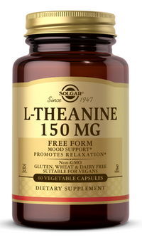 Thumbnail for L-Theanine 150 mg 60 vege capsules - front 2