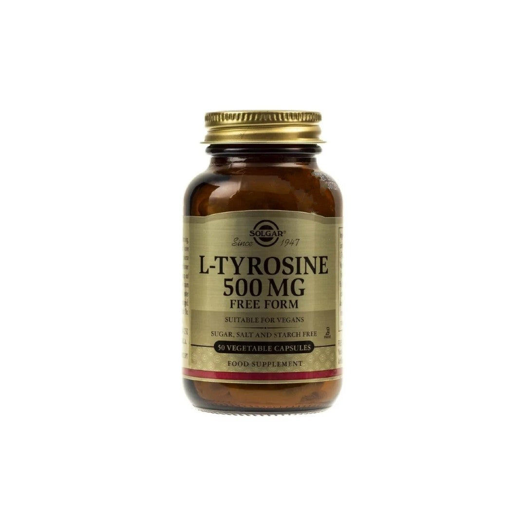 L-Tyrozyna 500 mg 50 kapsułek roślinnych