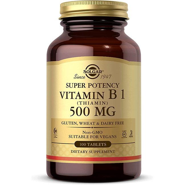 Vitamina B1 (Tiamina) 500 mg 100 Comprimidos