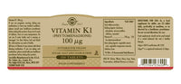 Thumbnail for Vitamina K1 (Fitomenadione) 100 mcg 100 Compresse