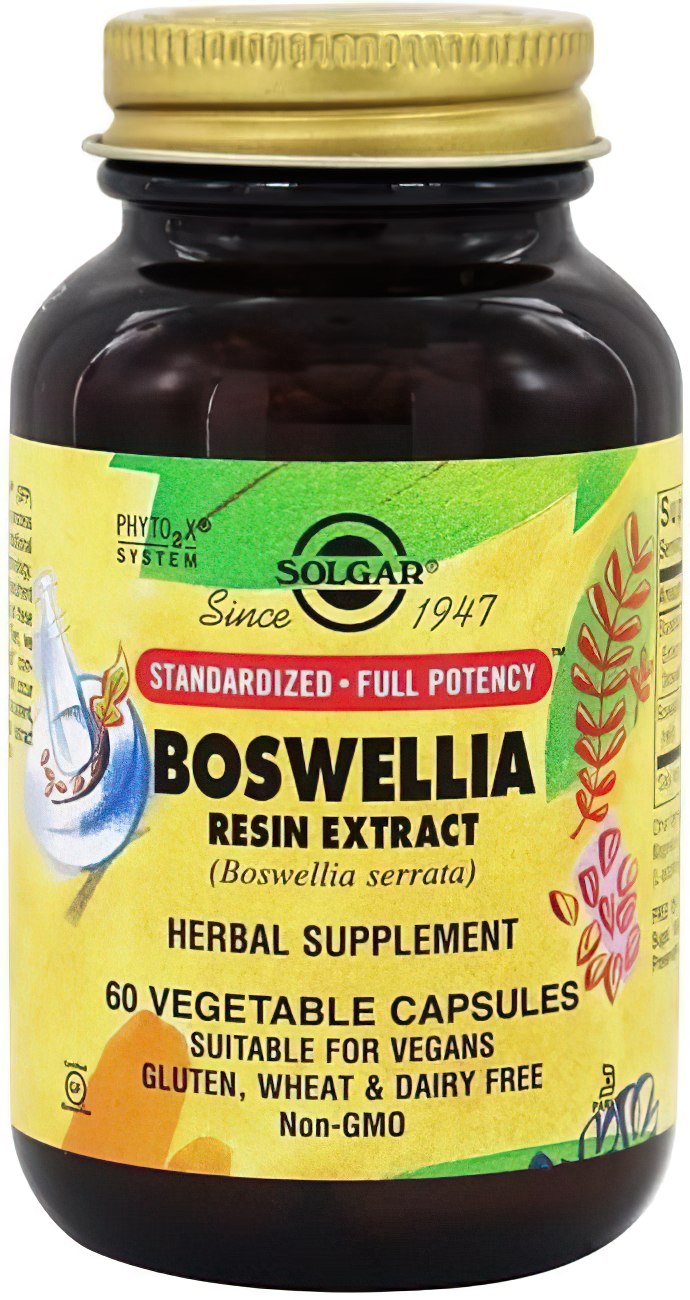 SFP Boswellia Resin Extract 60 Vegetable Capsules - front 2