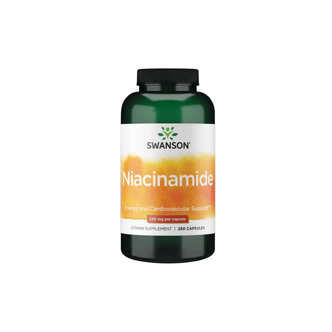Niacinamid (Vitamin B3) 250 mg 250 Kapseln Swanson Health Products