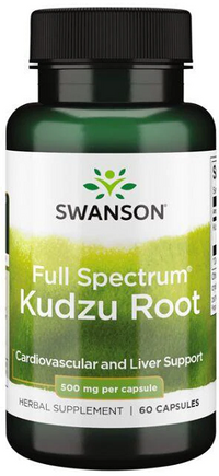 Thumbnail for Kudzu Root - 500 mg 60 capsules - front 2