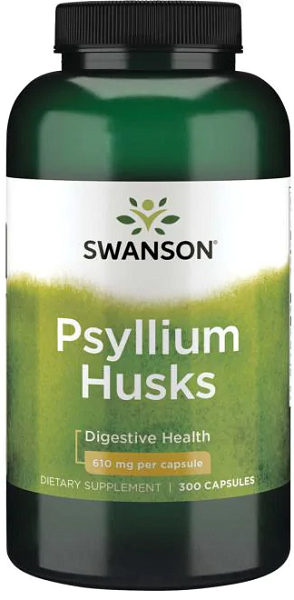 Swanson Psyllium Husks - 610 mg 300 capsules are a natural and effective way to improve cholesterol levels. With their high content of soluble fiber, these husks help support healthy digestion and prevent constipation.