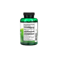 Thumbnail for A green bottle of Swanson's Bio-Fiber - Fibersol-2 750 mg dietary supplements, aimed at digestive health and featuring a visible Supplement Facts label detailing serving size, calories, and nutrient content. The bottle comes with a black cap and contains 180 capsules.