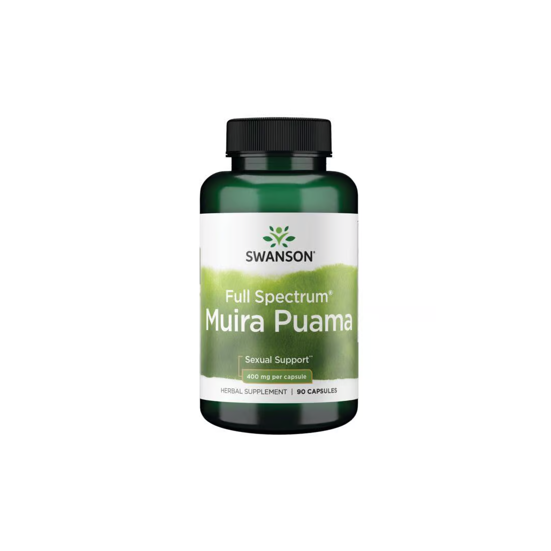 Pełne spektrum Muira Puama - 400 mg 90 kapsułek