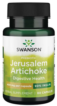 Thumbnail for Swanson Prebiotic Jerusalem Artichoke promotes digestive health as an herbal supplement.