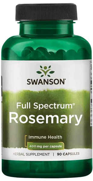Rosemary - 400 mg 90 capsules - front 2