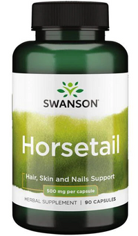Thumbnail for Swanson Horsetail - 500 mg 90 capsules hair skin and nail support.