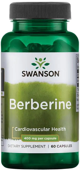 Swanson Berberine - 400 mg dietary supplement.