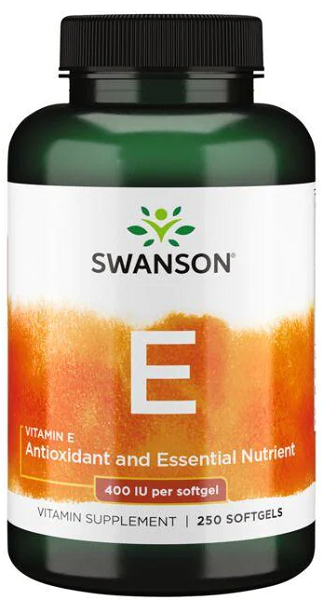 Swanson Vitamin E - Natural 400 IU 250 softgel - Antioxidant Support and High Absorption