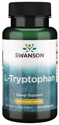 Thumbnail for L-Tryptophan - 500 mg 60 capsules - front 2