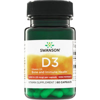 Thumbnail for Vitamin D3 1000 IU (25 mcg) 60 Capsules