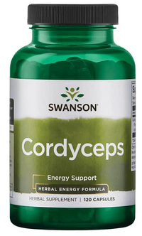 Thumbnail for Swanson Cordyceps - 600 mg 120 capsules energy supplement capsules.