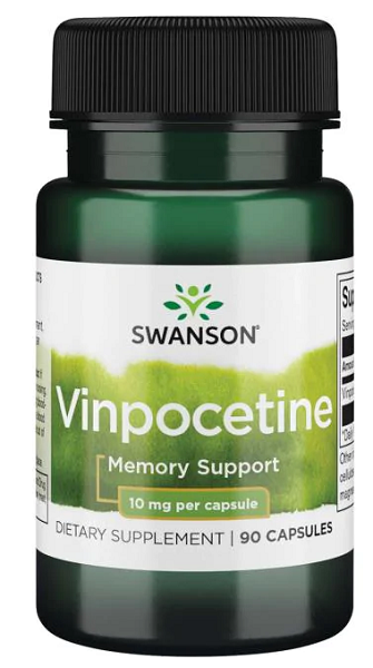 Swanson Vinpocetine - 10 mg 90 capsules is a mental support supplement that promotes healthy memory and concentration. With 60 capsules, this Swanson Vinpocetine - 10 mg 90 capsules supplement provides essential nutrients for optimal brain function.