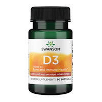 Thumbnail for Vitamin D3 4000 IU (100 mcg) 90 Softgels