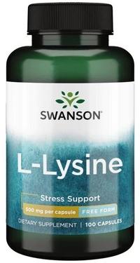 Thumbnail for L-Lysine - 500 mg 100 capsules - front 2